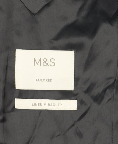Mens UK Size 38 Marks and Spencer Regular Blue Suit Jacket