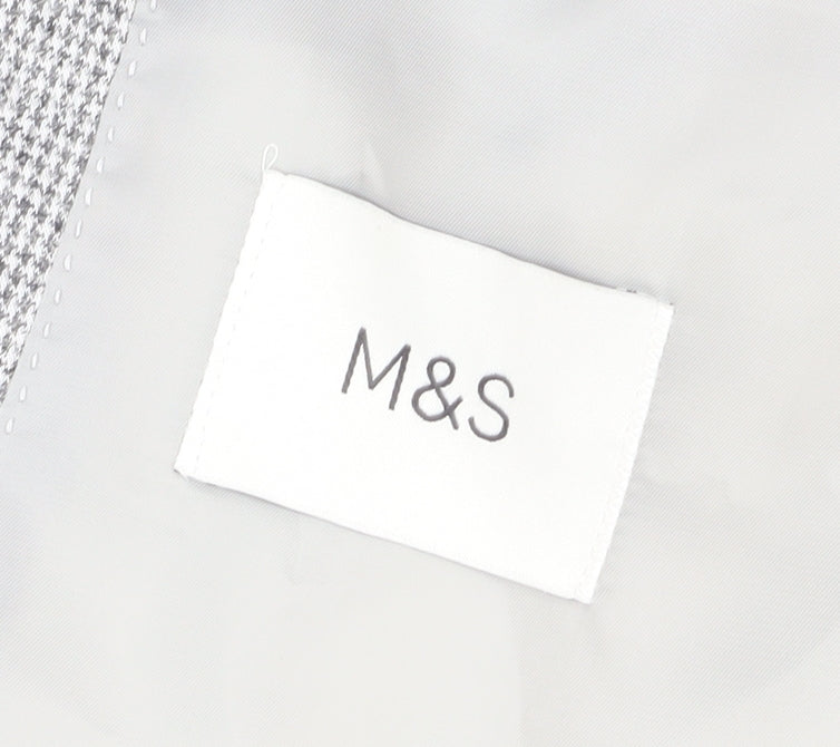 Mens UK Size 42 Marks and Spencer Regular Grey Suit Jacket