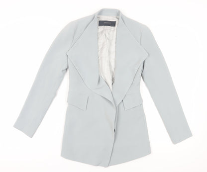 Zara Women's Blue Blazer, Size 8 - Casual Style