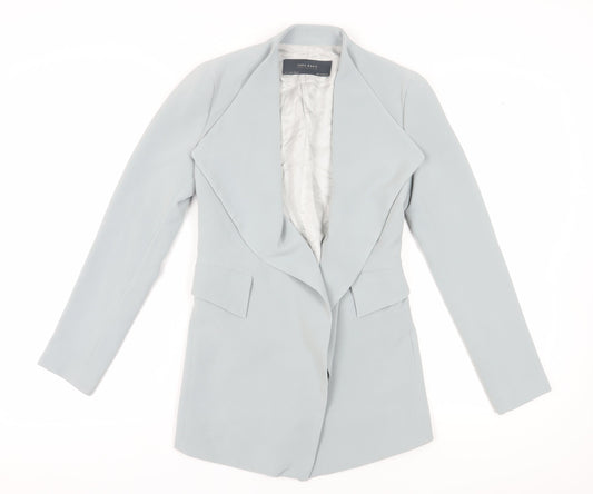 Zara Women's Blue Blazer, Size 8 - Casual Style