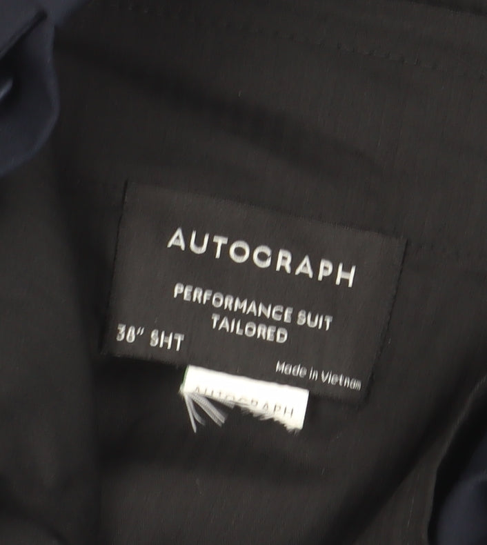 Autograph Men's Black Wool Dress Pants Size M