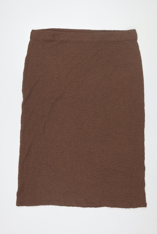 Marks and Spencer Women Brown Skirt Size 24