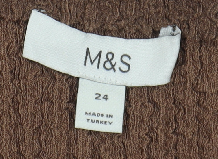 Marks and Spencer Women Brown Skirt Size 24