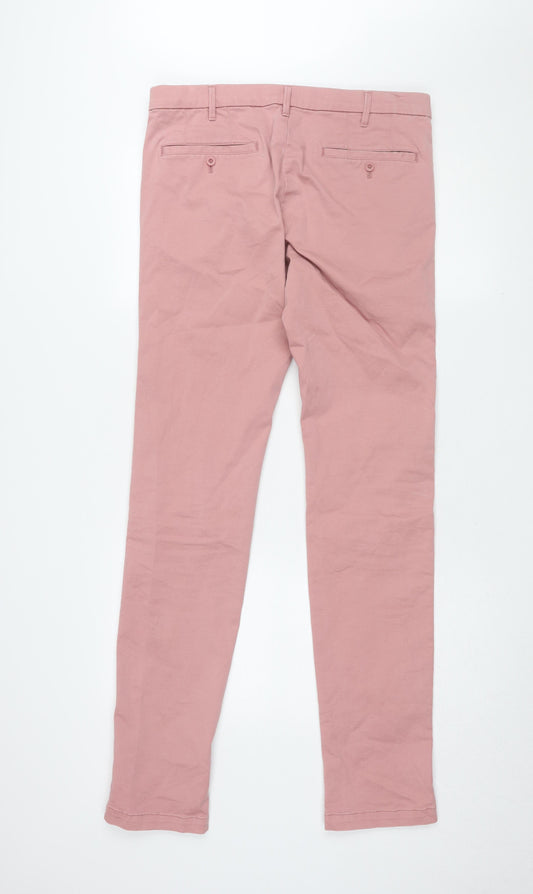 Uniqlo Pink Chino Trousers, Unisex, Size 32