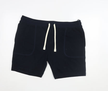 Marks and Spencer Women's Black 2XL Drawstring Shorts