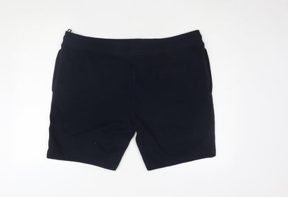 Marks and Spencer Women's Black 2XL Drawstring Shorts