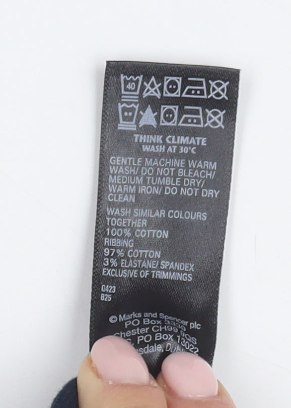 Marks and Spencer Women's Black 2XL Drawstring Shorts