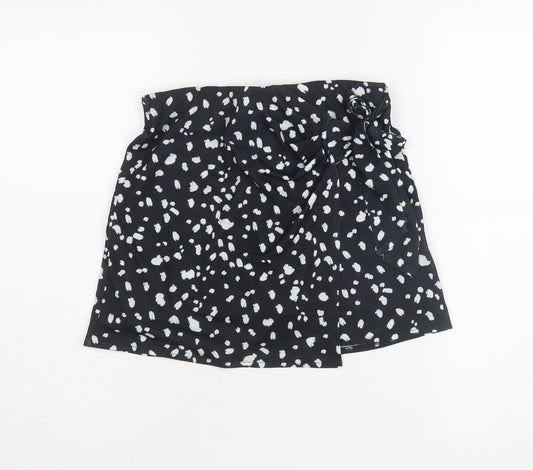 ASOS DESIGN Women's Black Wrap Skirt Size 8