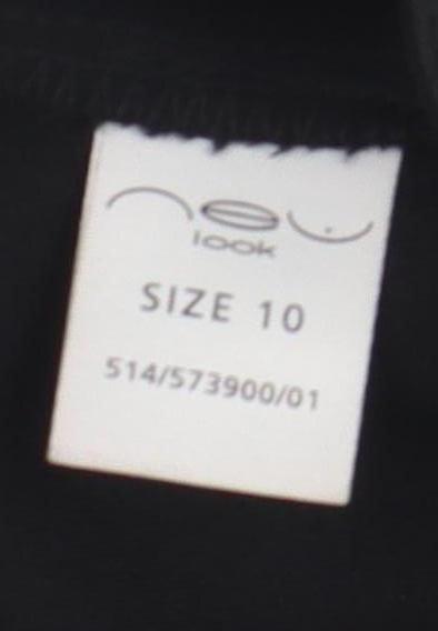 New Look Women's Black Pencil Skirt Size 10 Formal