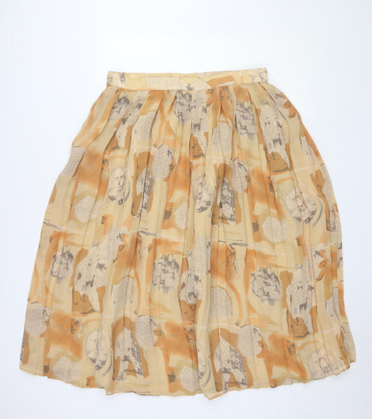 Profiles Women's Multicoloured Pleated Skirt Size 18