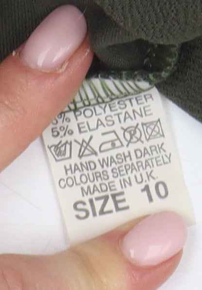 Edge Women's Green Pencil Skirt Size 10