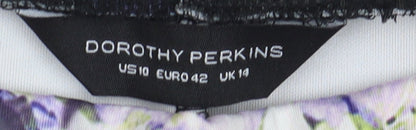 Dorothy Perkins Women's Floral Midi Skirt Size 14