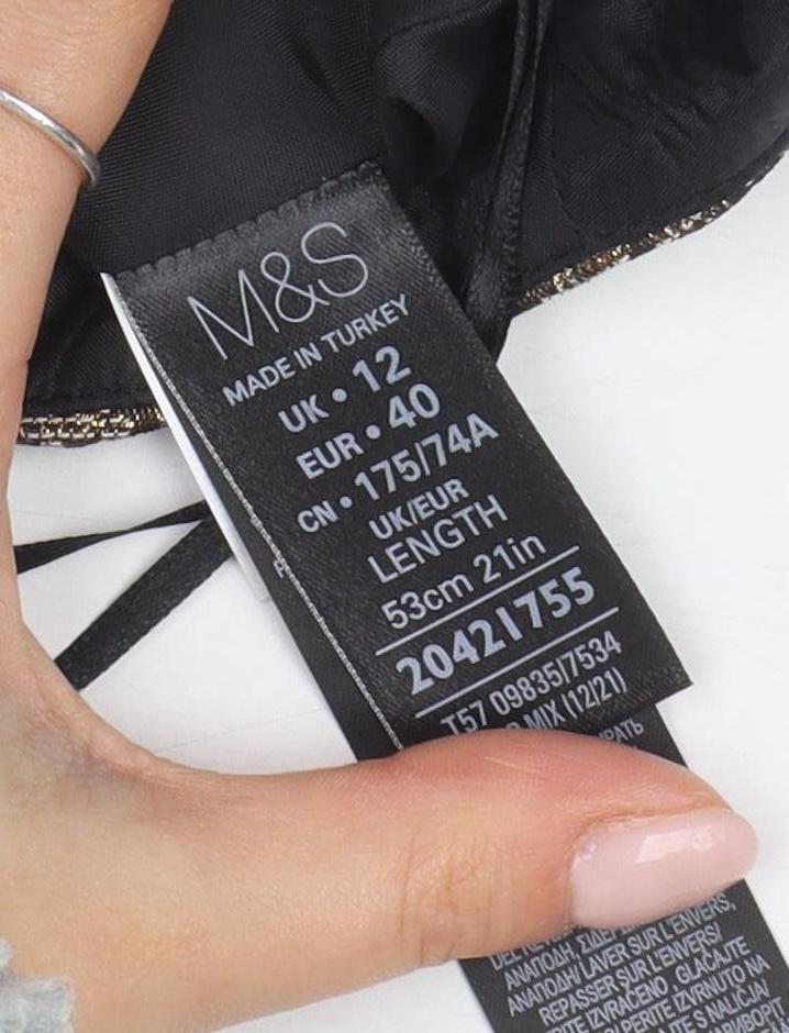 Marks and Spencer Women’s Geometric Pencil Skirt UK 12