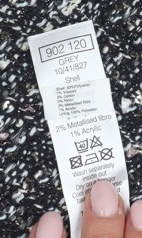 M&Co Women's Grey Pencil Skirt Size 18 Business Casual