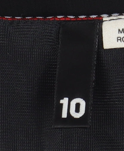 H&M Women's Black Embroidered Skirt, Size 10