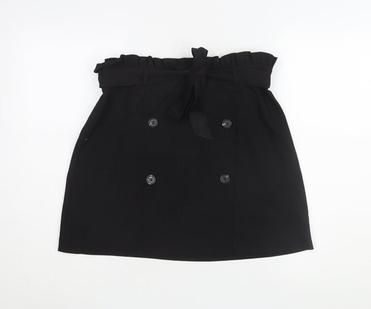 Lipsy Women's Black Short Pencil Skirt, Size 12