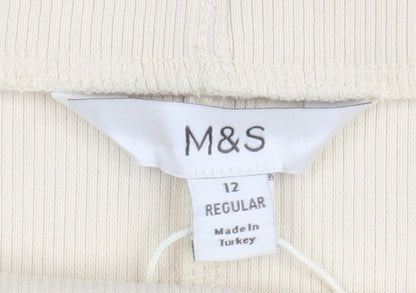 Marks and Spencer Beige Sheath Midi Dress, Size 12