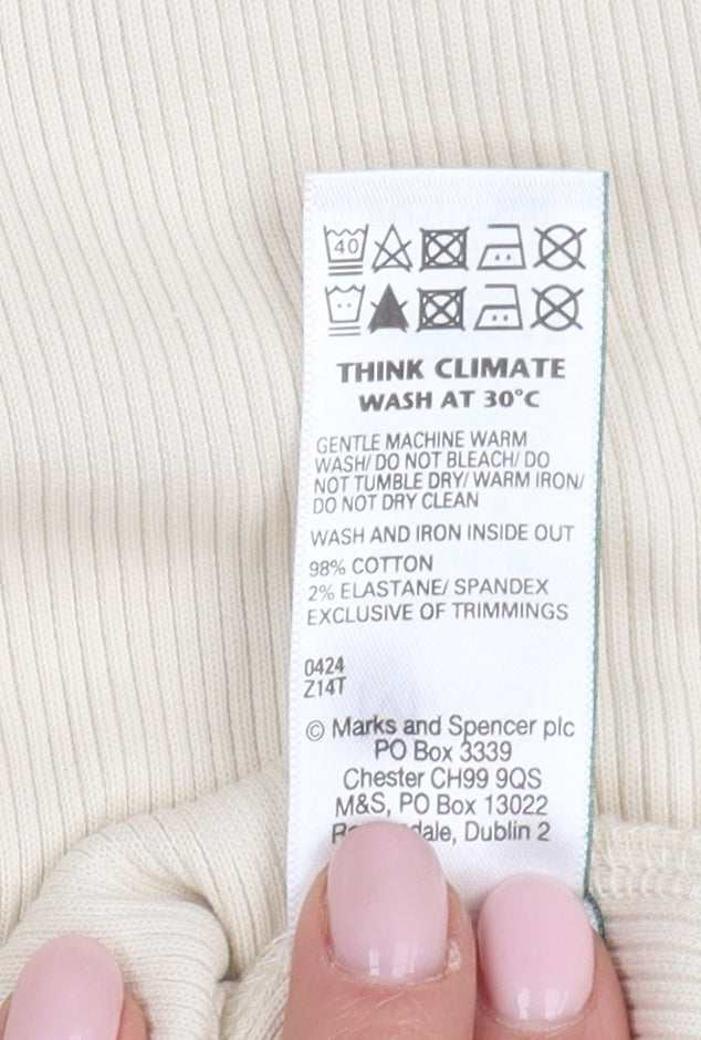 Marks and Spencer Beige Sheath Midi Dress, Size 12