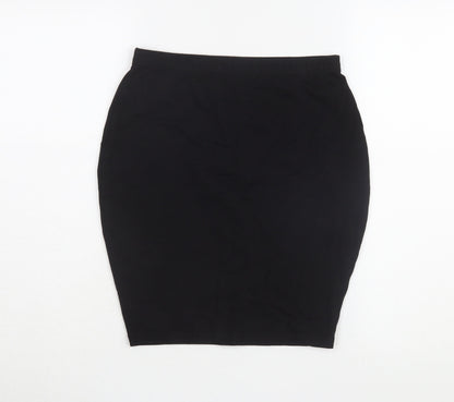 ASOS Women's Black Pencil Skirt Size 10 Cotton Blend