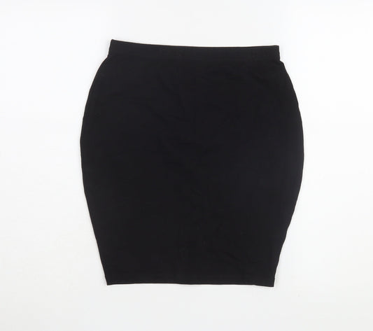 ASOS Women's Black Pencil Skirt Size 10 Cotton Blend