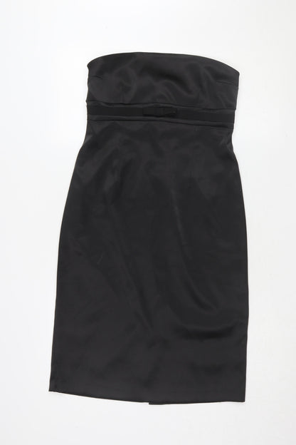 Spirit Women's Black Sheath Dress Size 12 Party Elegant