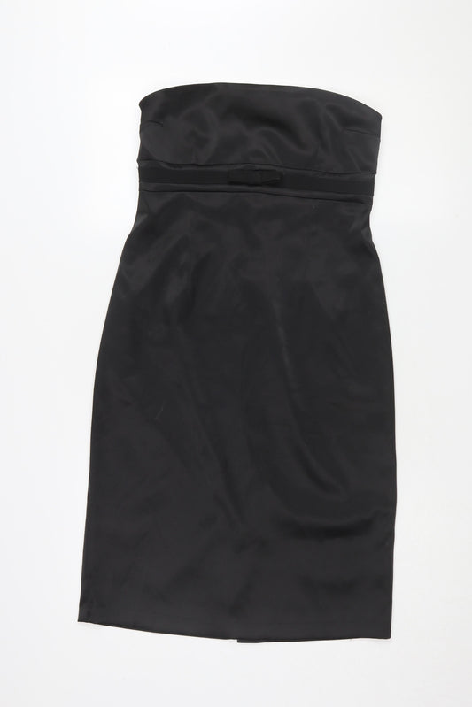 Spirit Women's Black Sheath Dress Size 12 Party Elegant