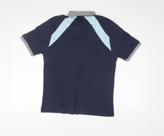 Original Penguin Men's Blue Slim Fit Polo Shirt