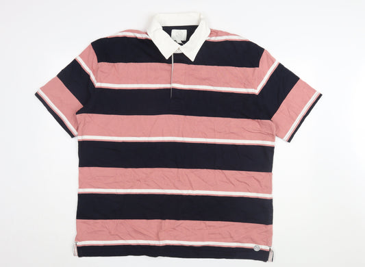 Marks and Spencer Men's Multicoloured Polo L