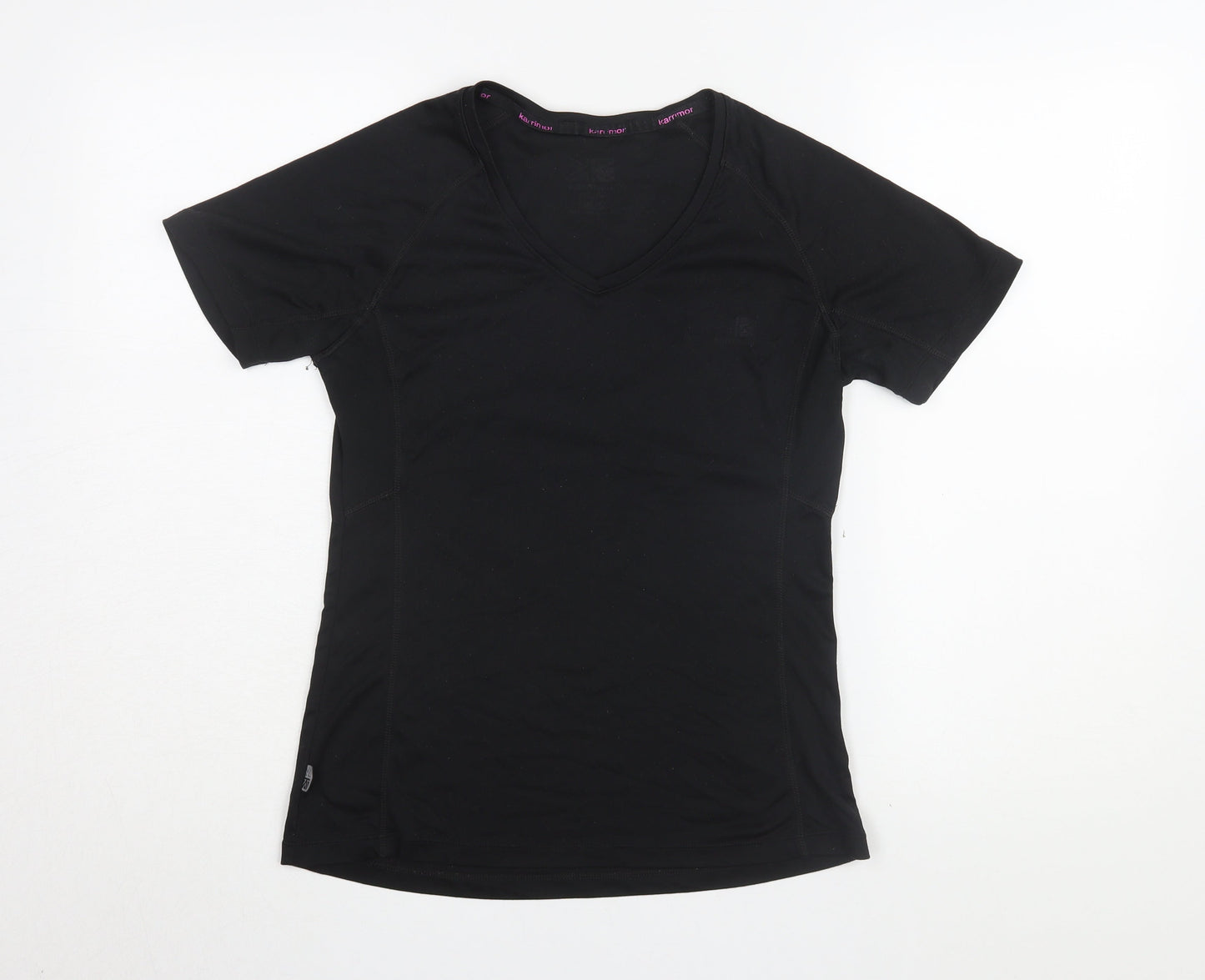 Karrimor Women's Black V-Neck Active T-Shirt Size 12