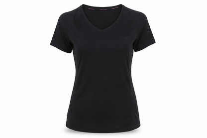 Womens UK Size 12 Karrimor Black Gym & Training Running & Jogging Hiking T-Shirt