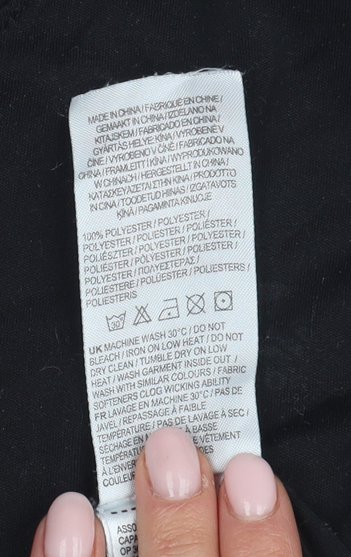 Karrimor Women's Black V-Neck Active T-Shirt Size 12