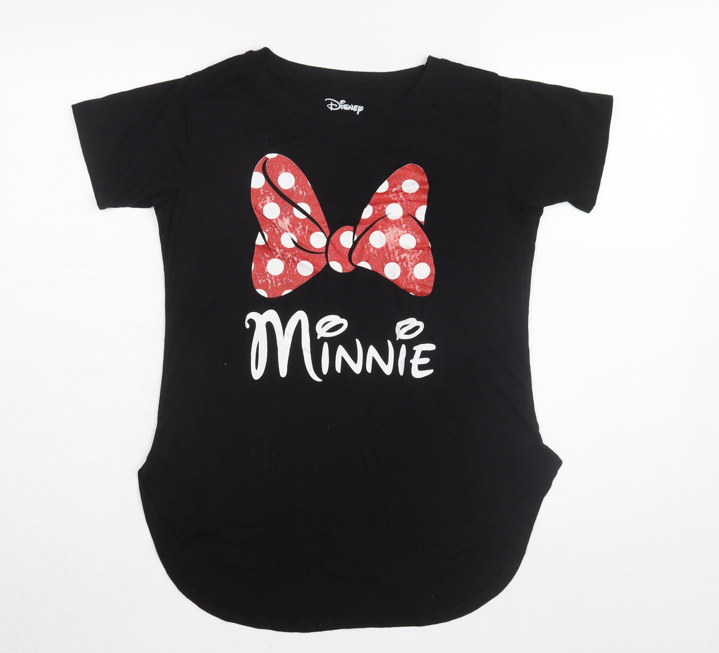 Unisex Adults UK Size M Disney Black Basic T-Shirt