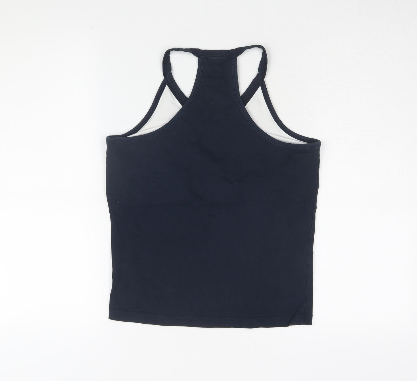 Reebok Womens Black Racerback Tank Top Size 16