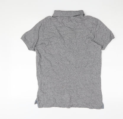 Diesel Co Men's Small Grey Cotton Polo