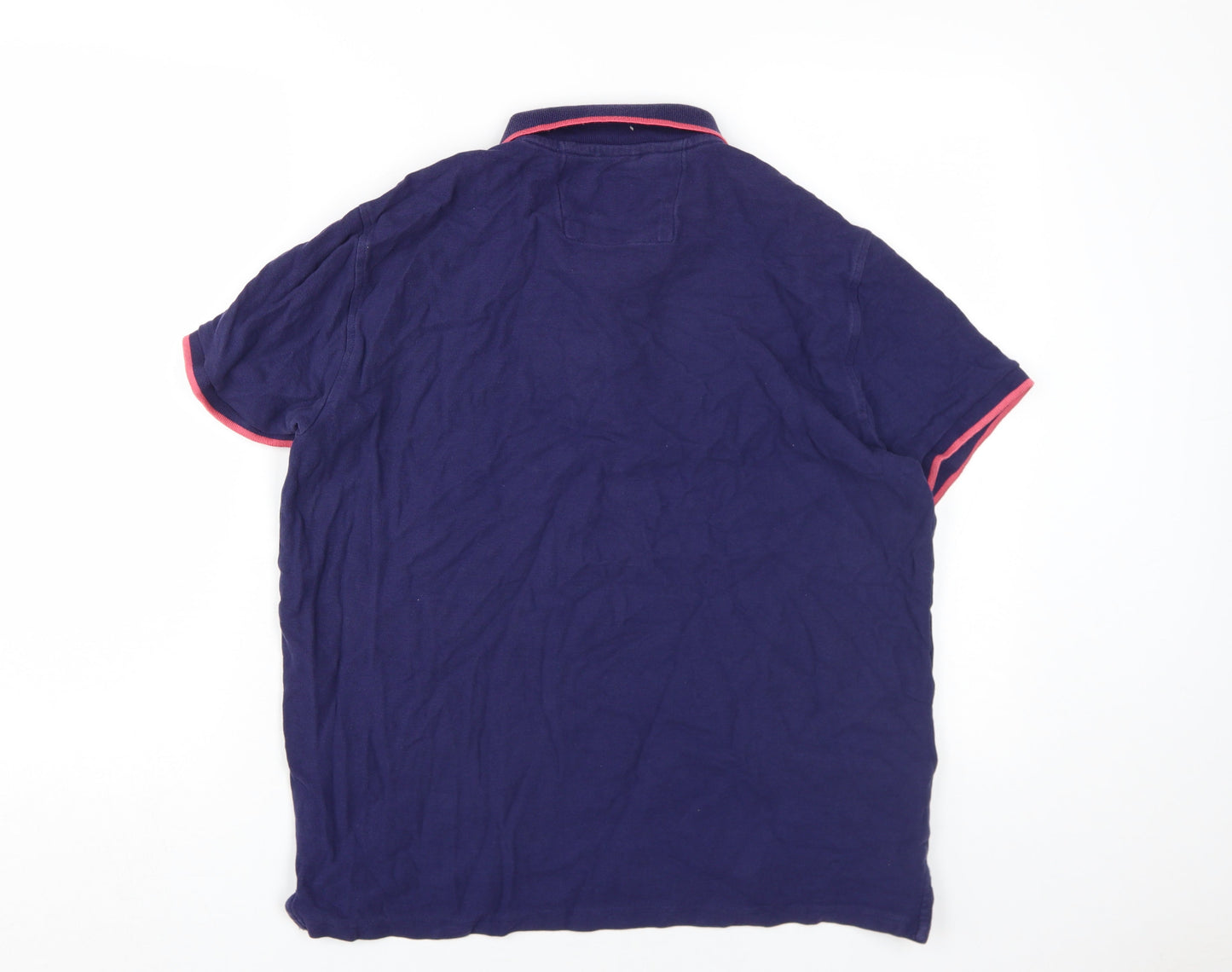 Pedro del Hierro Unisex Purple Polo Shirt, Size L