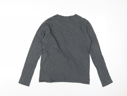 Gap Women's Grey XS Basic Long Sleeve T-Shirt
