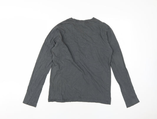 Gap Women's Grey XS Basic Long Sleeve T-Shirt