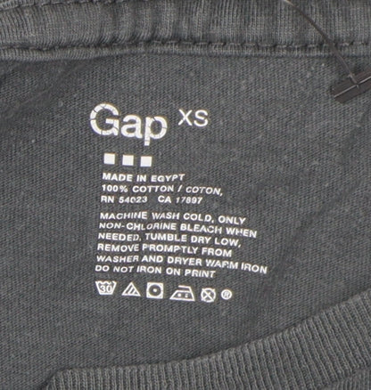 Gap Women's Grey XS Basic Long Sleeve T-Shirt