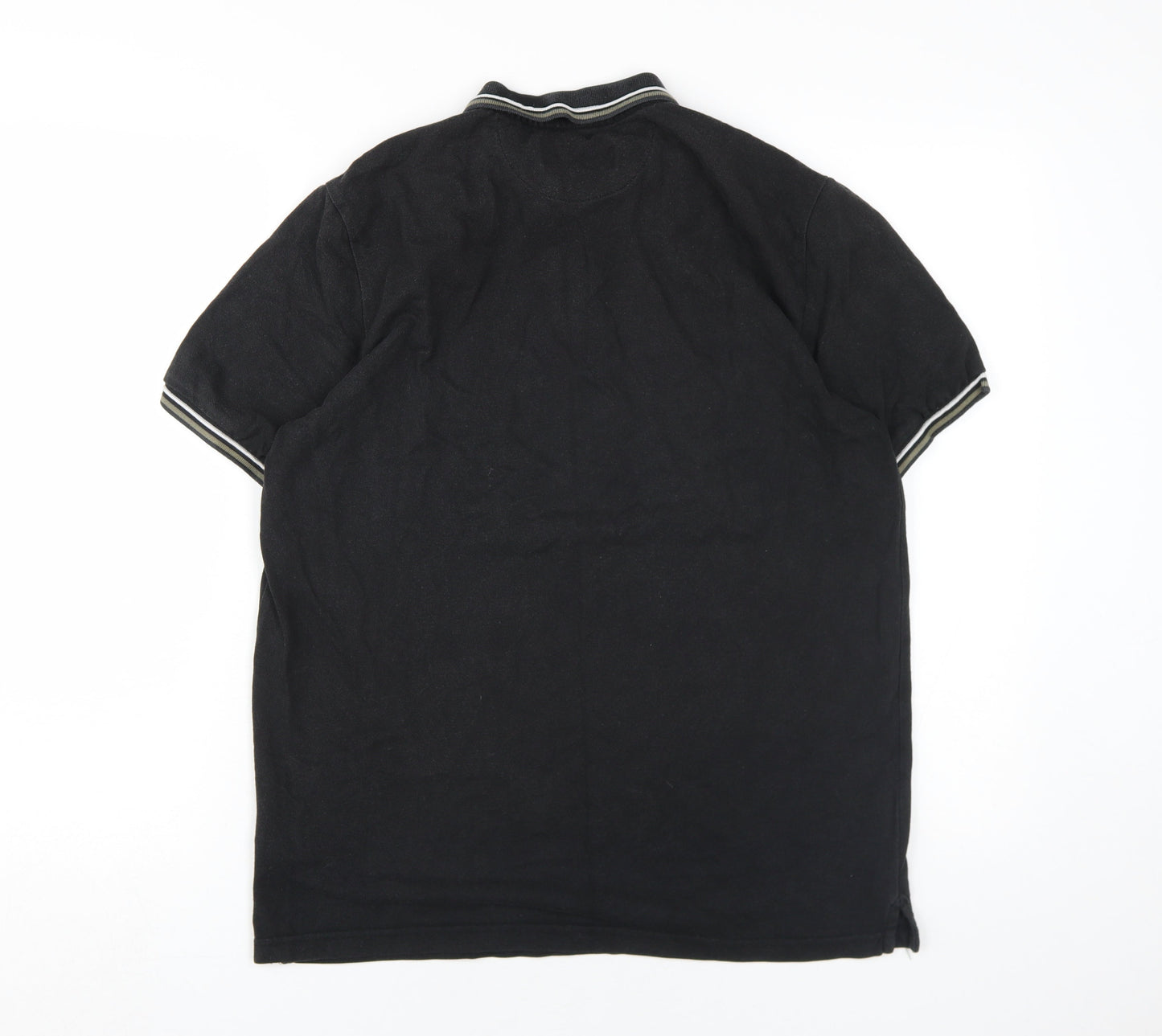 Firetrap Men's Black Polo Shirt L Casual Wear