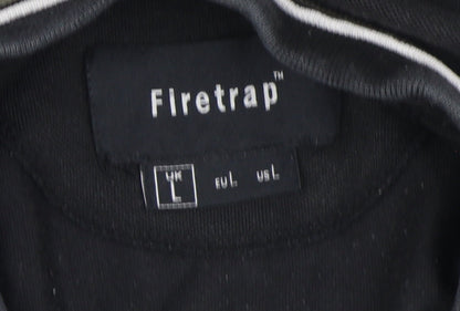 Firetrap Men's Black Polo Shirt L Casual Wear