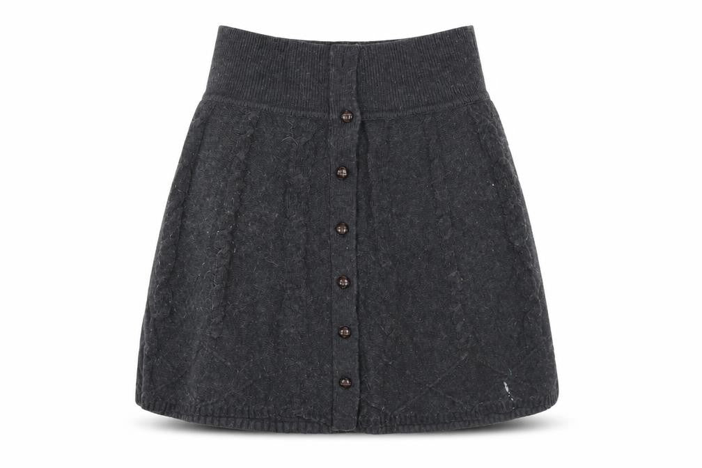 Womens UK Size 6 Fat Face A-Line Knit Skirt