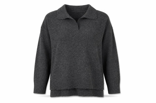 Womens UK Size L Soaked in Luxury Grey Pullover Jumper