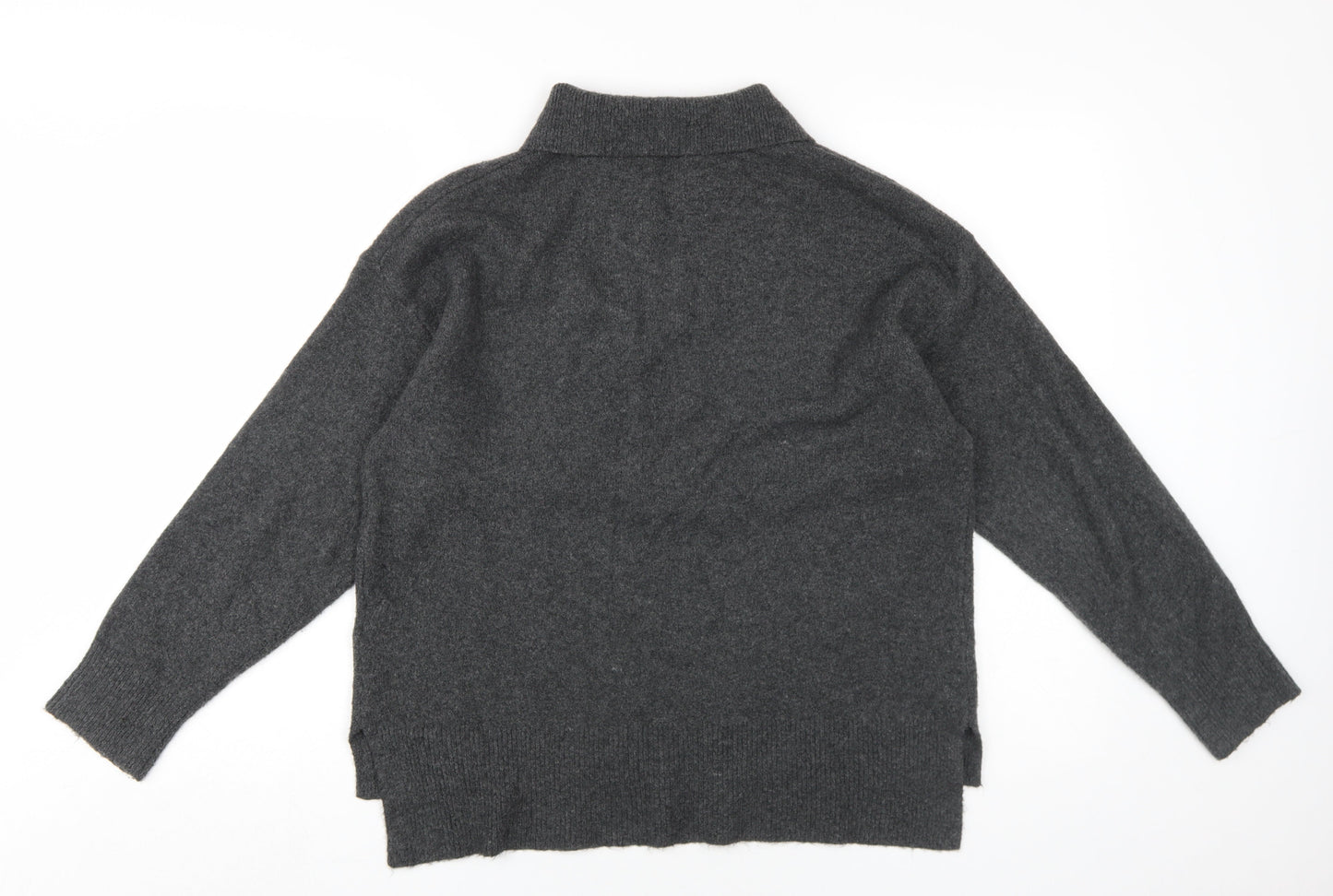 Womens UK Size L Soaked in Luxury Grey Pullover Jumper
