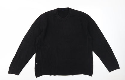 GAP Men's Black XL Pullover Jumper - Casual Comfort