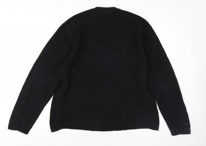 GAP Men's Black XL Pullover Jumper - Casual Comfort