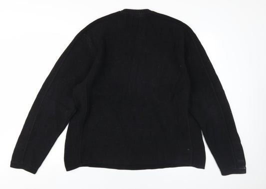 GAP Men's Black XL Pullover Jumper - Casual Comfort