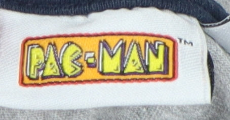 Boys Grey Pac-Man Long Sleeve T-Shirt, Age 11-12, Fun Casual Style