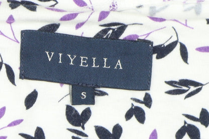 Womens UK Size S Viyella Multicoloured Basic Blouse