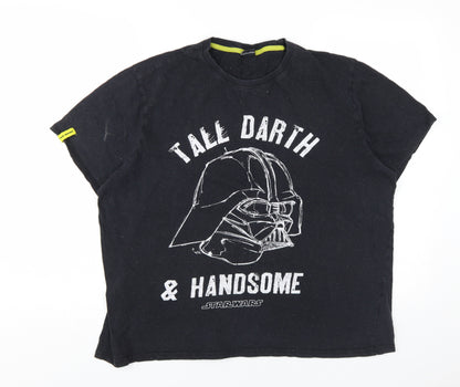 Star Wars Men's Black XL Darth Vader Graphic T-Shirt
