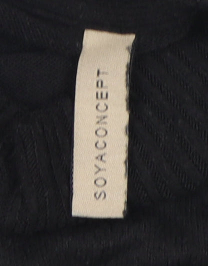 Womens UK Size S Soyaconcept Black Pullover Jumper